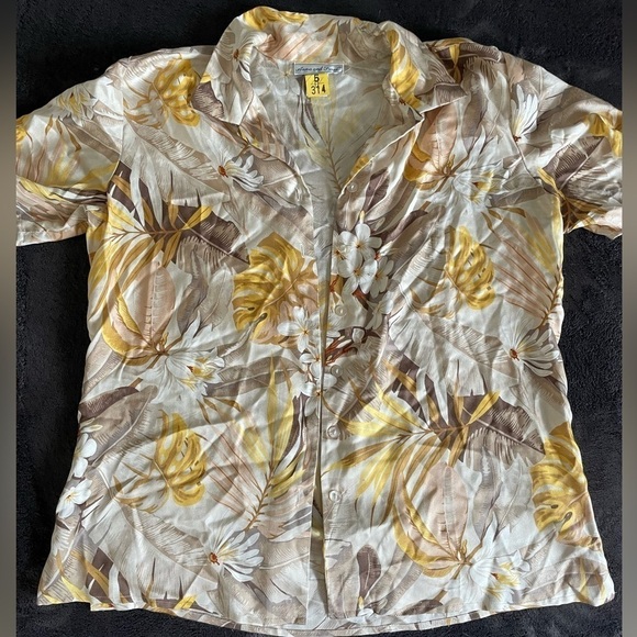 Vintage Anna and Frank polyester button-down shirt - Picture 2 of 7